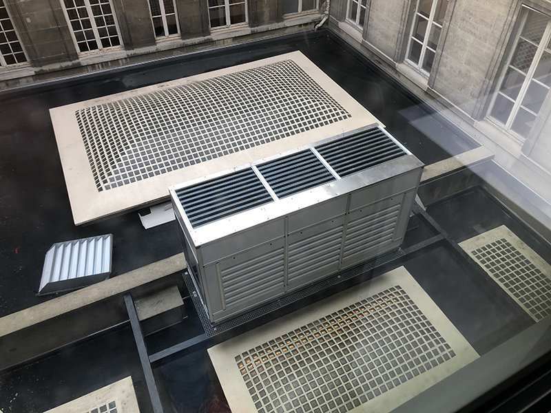 Climatisation sur toiture