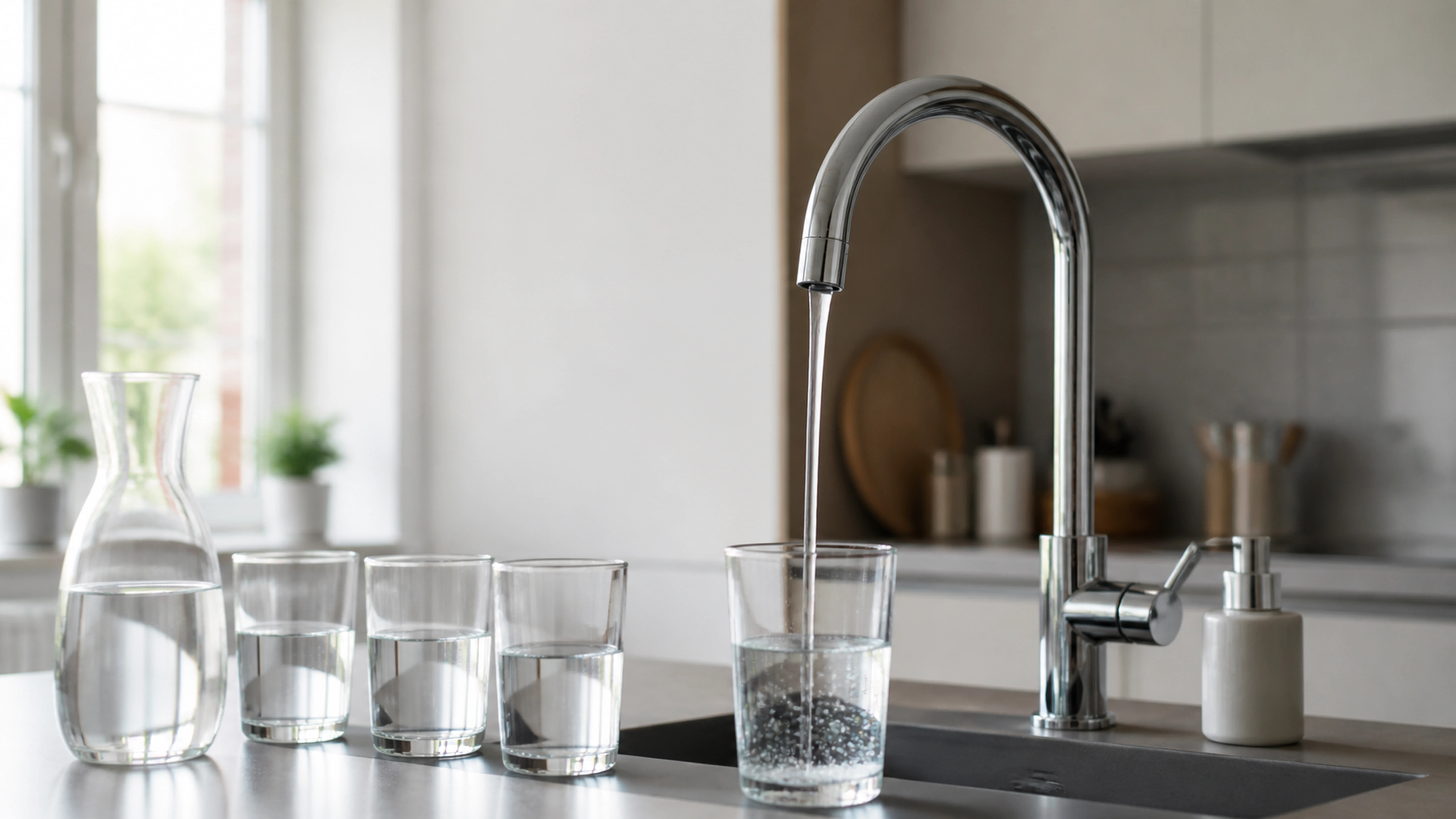 Illustration éditoriale pour l’article « Consommation d'eau par personne et par mois : les chiffres »