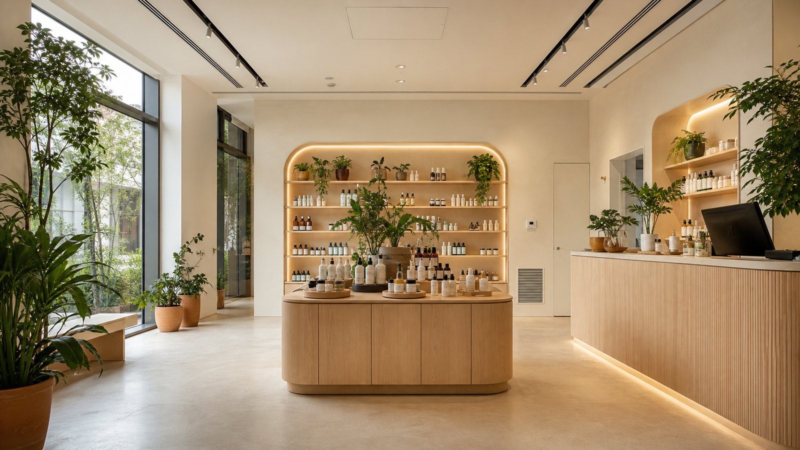 Boutiques Yves Rocher en Île-de-France : intégrer la climatisation