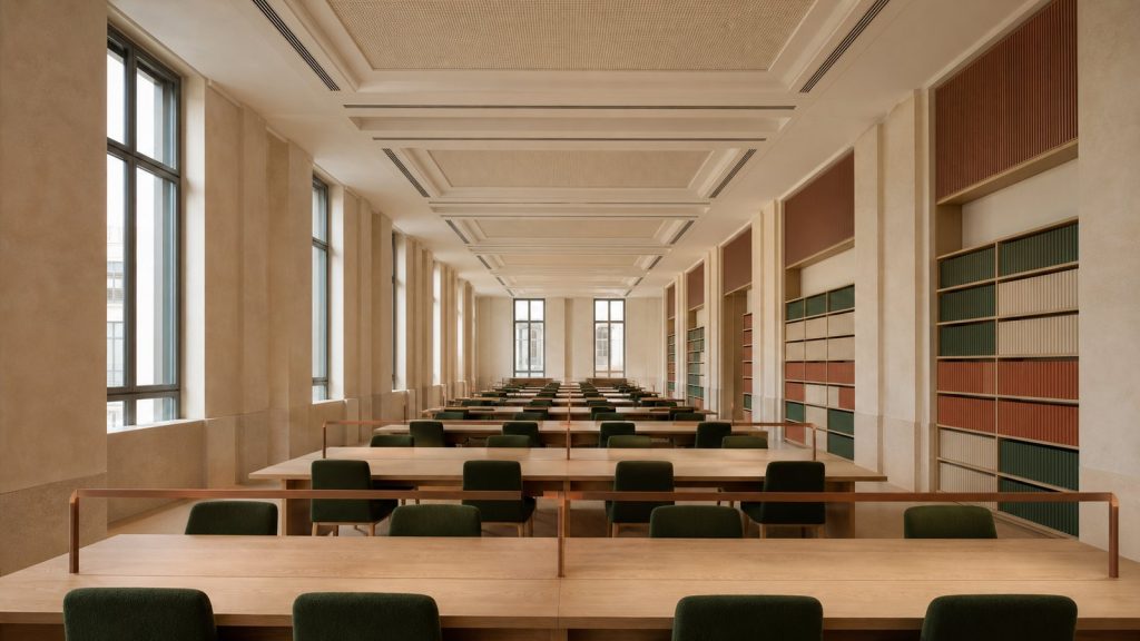 Bibliothèque de Sciences Po Paris : penser un confort discret
